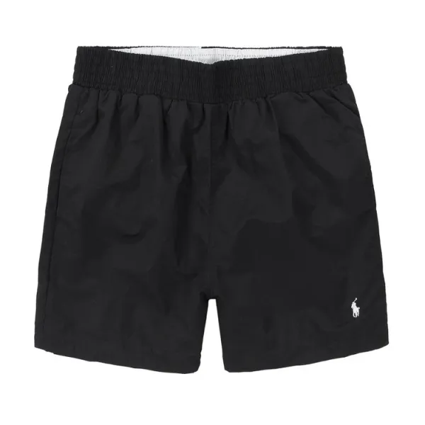 Polo Ralph Lauren Classic Swim Trunks Blue with Yellow Waistband - 23