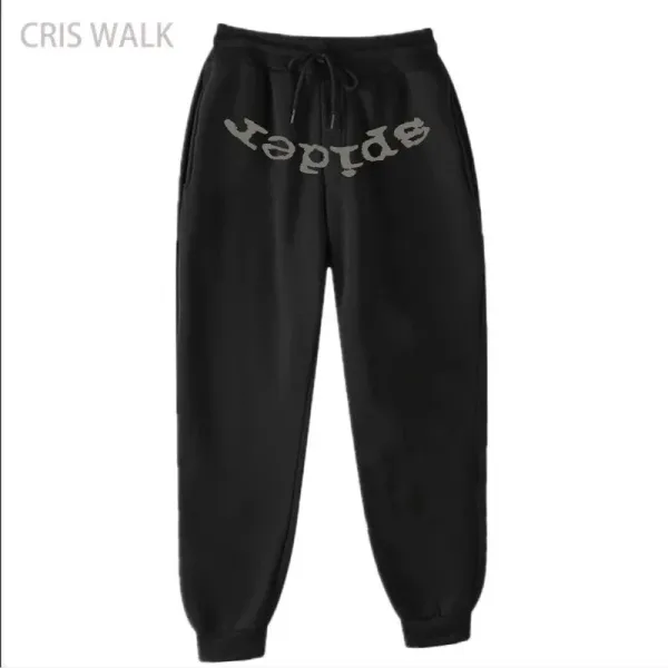 Cris Walk Spider Black Sweatpants - 1