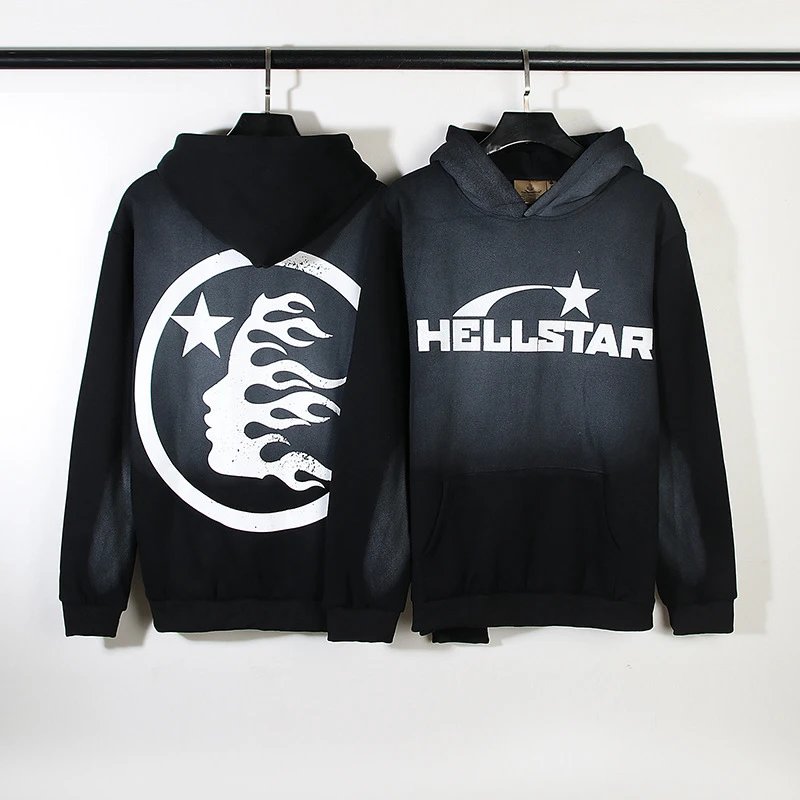 Hellstar Graphic Hoodie Gray - 14