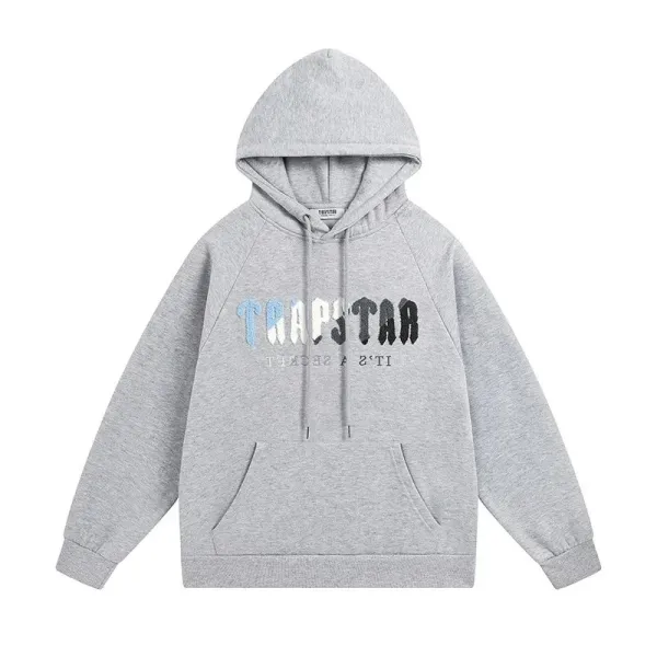 Trapstar Oversized Graphic Hoodie Gray - 1