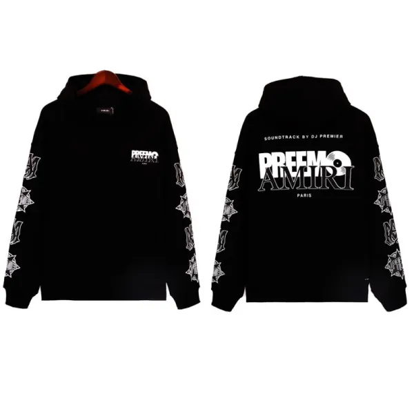 Amiri x DJ Premier Prefemo Hoodie Black - 1
