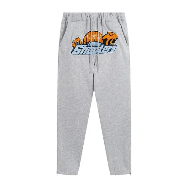 London Shooters x Trapstar Graphic Sweatpants Gray - 1