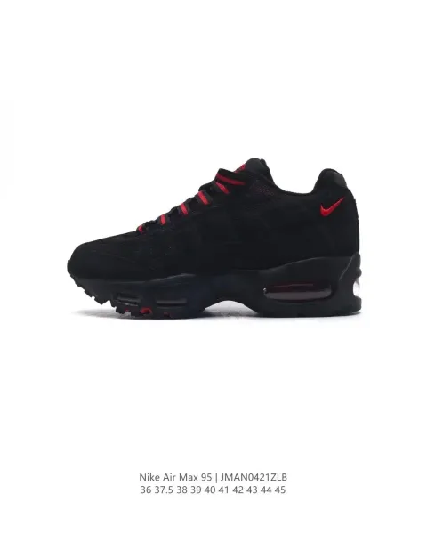 Nike Air Max 95 Black/Red Sneakers - 7