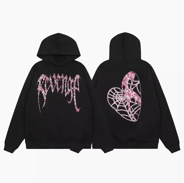 Revenge Hoodies & Sweatshirts Graphic Pullover Hoodie product detail image 16