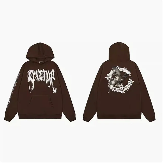 Revenge Hoodies & Sweatshirts Graphic Pullover Hoodie product detail image 12