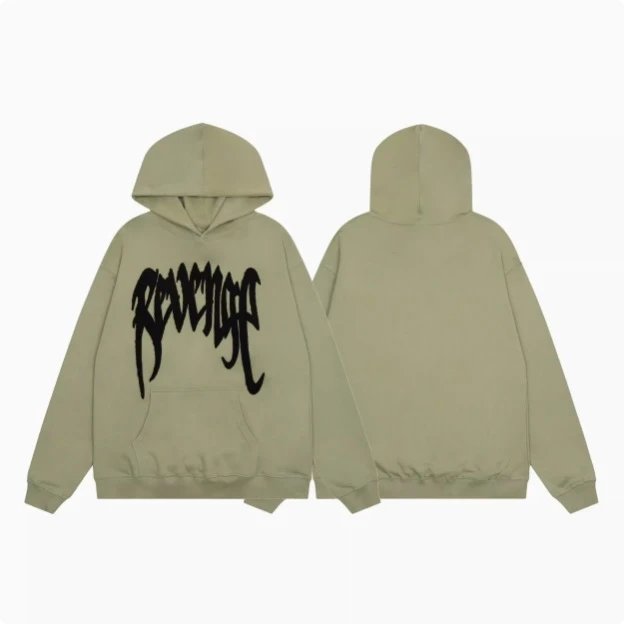 Design Red Skull Hoodie Black - 20