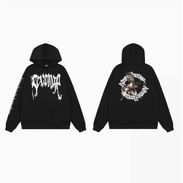 Revenge Hoodies & Sweatshirts Graphic Pullover Hoodie product detail image 14