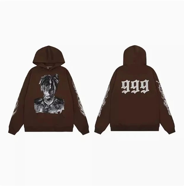 Design Red Skull Hoodie Black - 22