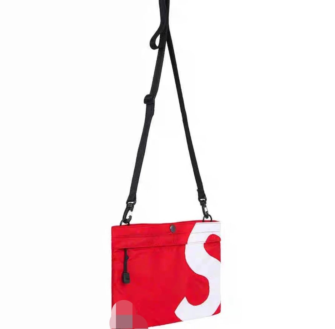 Supreme Large S Logo Crossbody Bag Red - 5