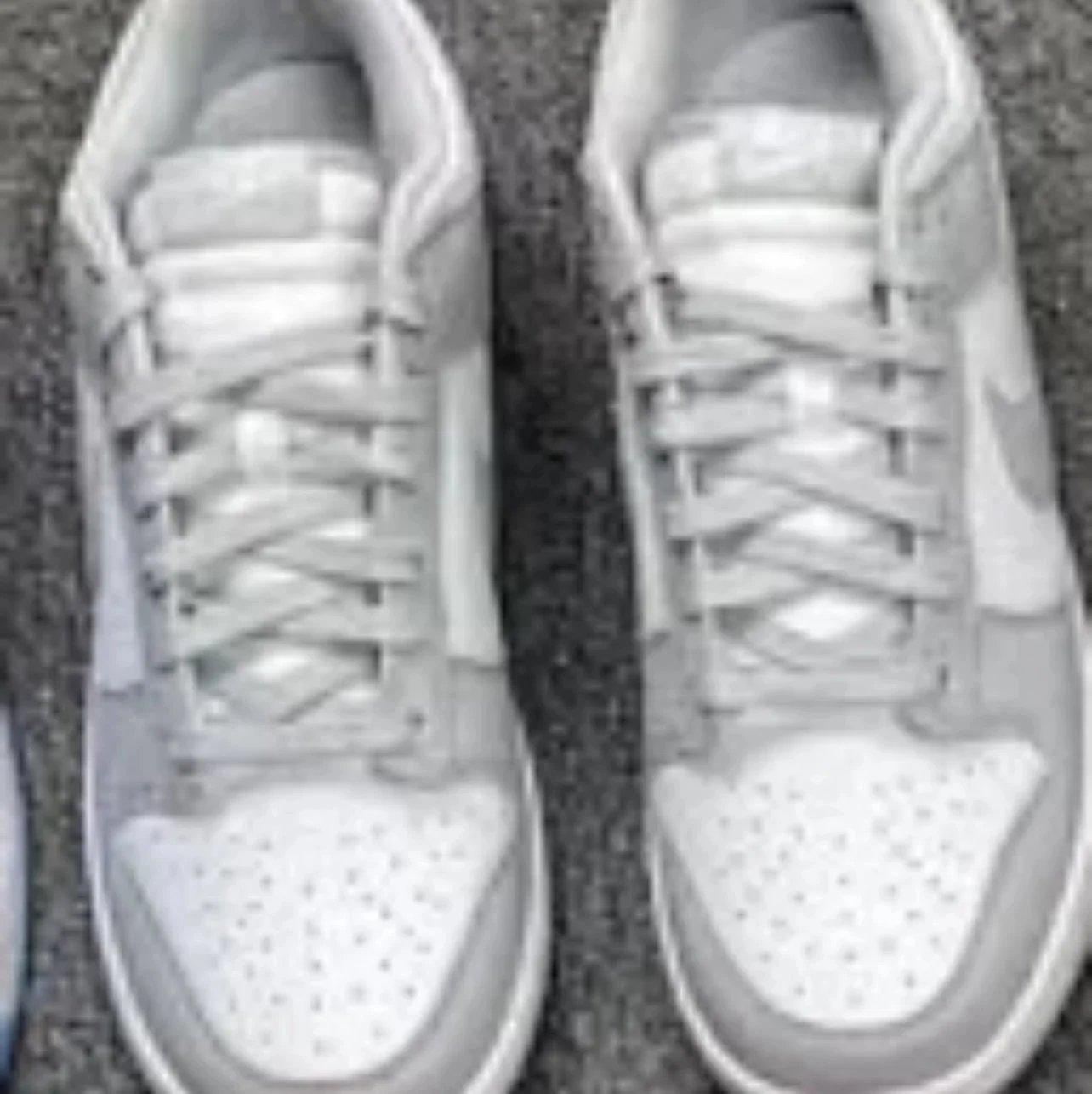 Nike Dunk and Samba — Dunk gray and white