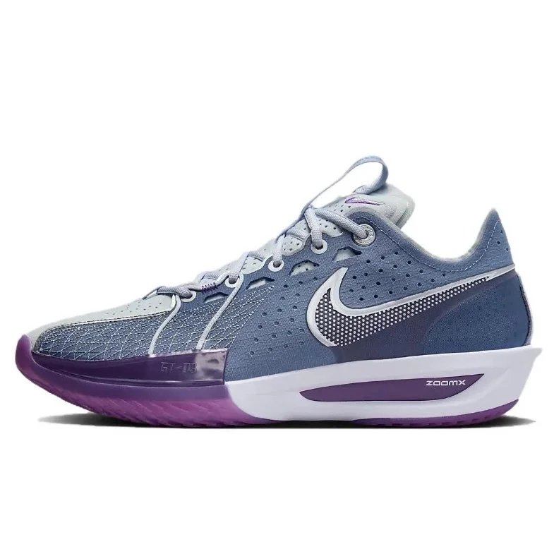 Nike Sneakers GT Cut 3 Basketball Shoes — White Purple