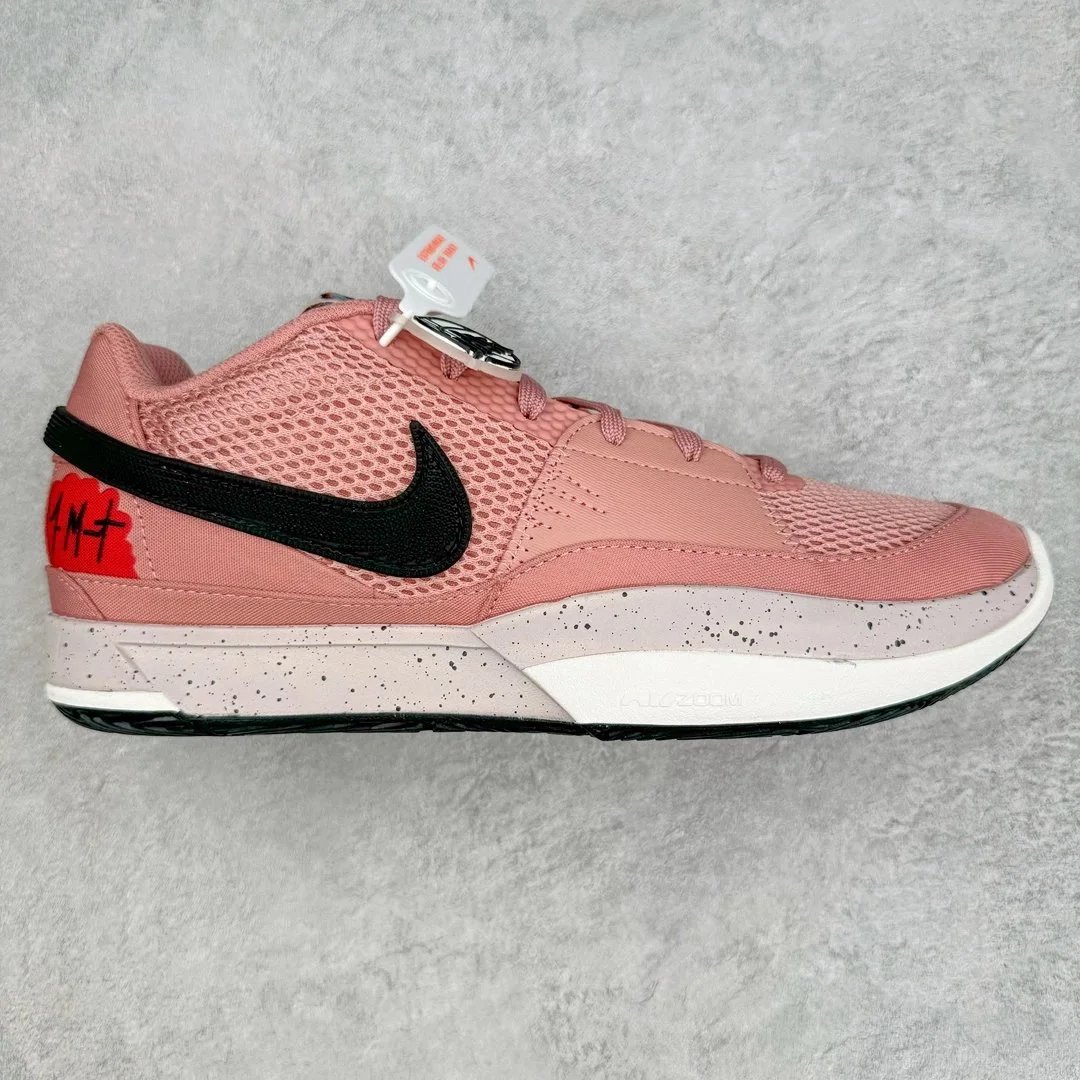 Nike Sneakers Ja 1 EP Basketball Shoes — red black and white FV1288-600