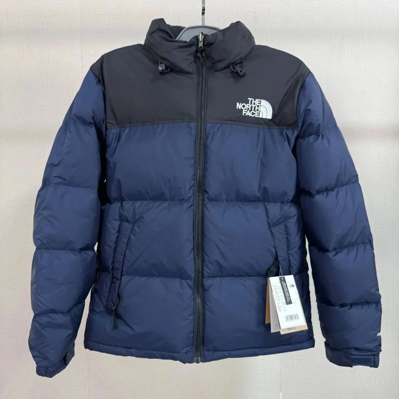 The North Face Down Jackets 1996 hooded color-block puffer variant SOURCE-sku:131594851915