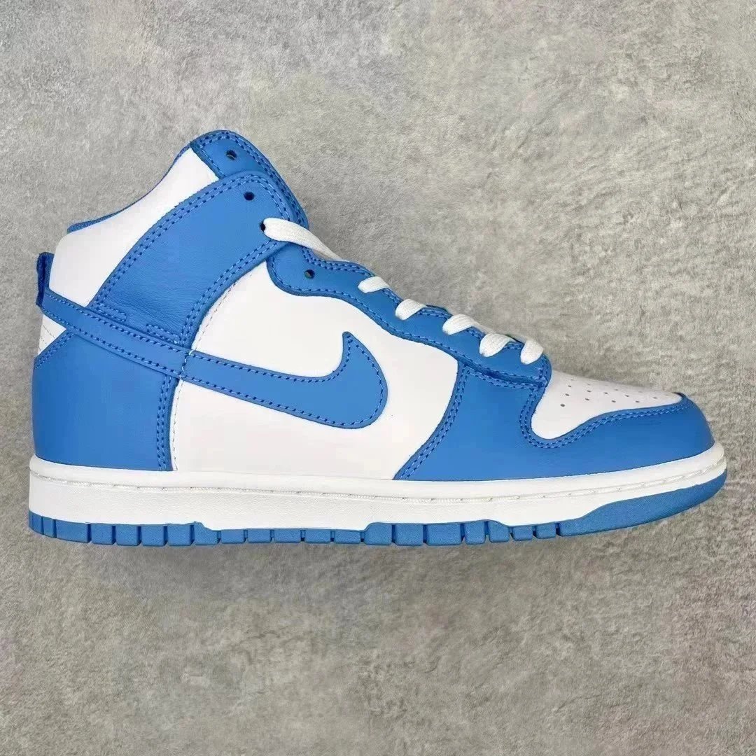 Unbranded Sneakers High-top lace-up with oversized side logo detail — YH High-top North Carolina blue