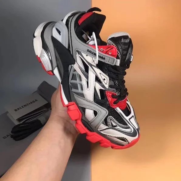 Balenciaga Sneakers Track — 2.0 hollow white red