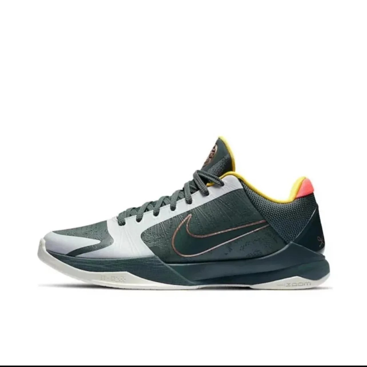Nike Kobe basketball sneakers — Kobe 5 Gray-Green