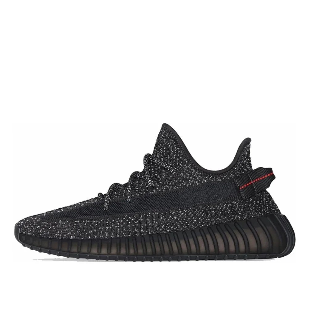 Unbranded Sneakers Knit Low-Top with Translucent Ribbed Soles — Black Starry Sky