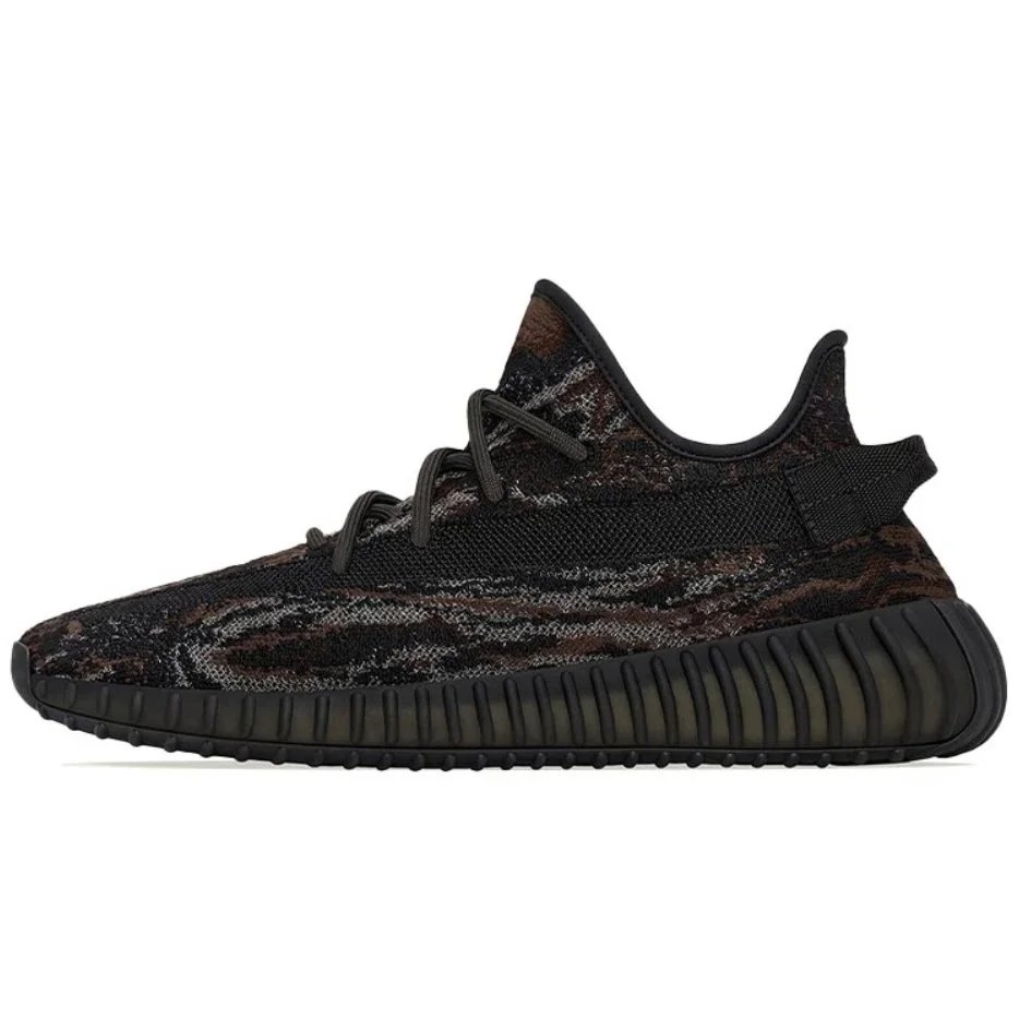 Unbranded Sneakers Knit Low-Top with Translucent Ribbed Soles — Black Tyrannosaurus