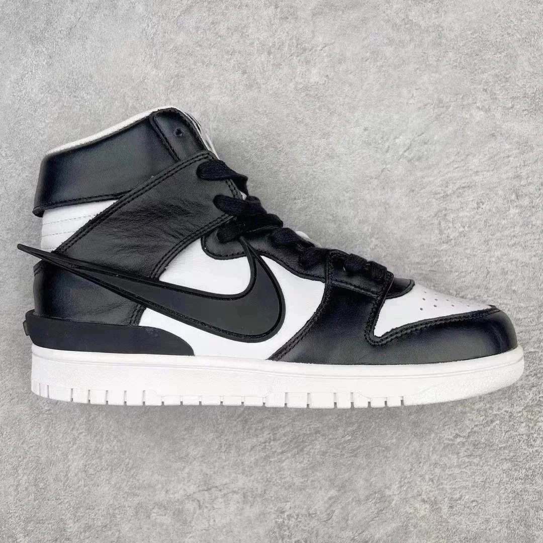 Unbranded Sneakers High-top lace-up with oversized side logo detail — YH AMBUSH Collaboration black and white