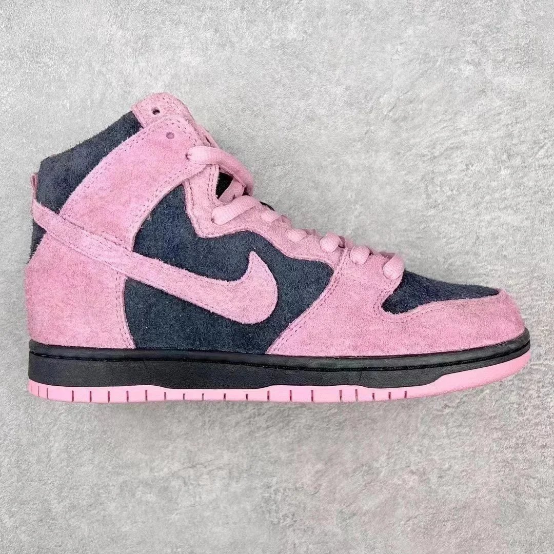 Unbranded Sneakers High-top lace-up with oversized side logo detail — YH High-top pink