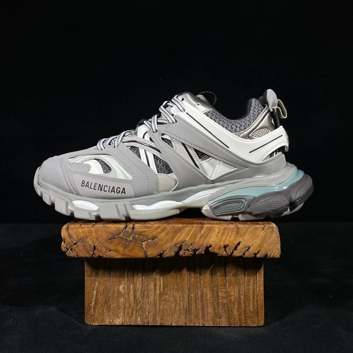 Balenciaga Sneakers Track 1.0 — White gray, dark gray