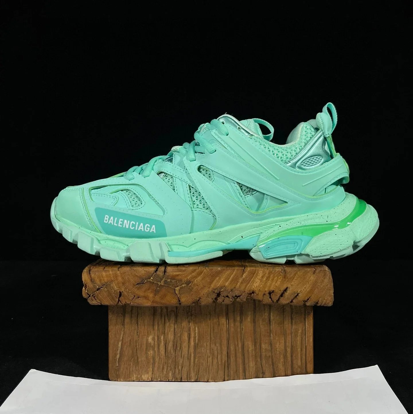 Balenciaga Sneakers Track 1.0 — Mint green