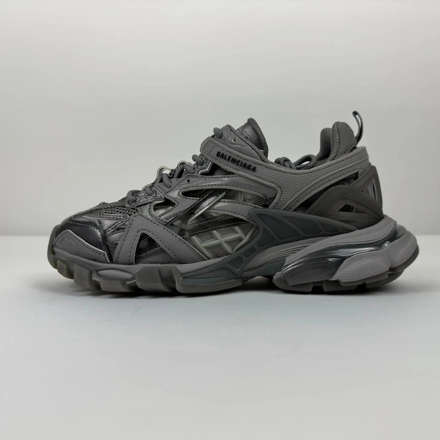 Balenciaga Sneakers Track 4.0 — 004-15 Gray transparent
