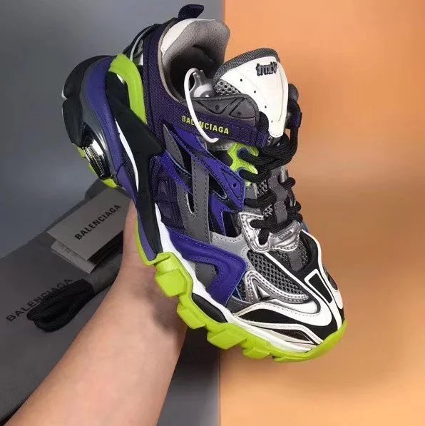 Balenciaga Sneakers Track — 2.0 hollow blue green