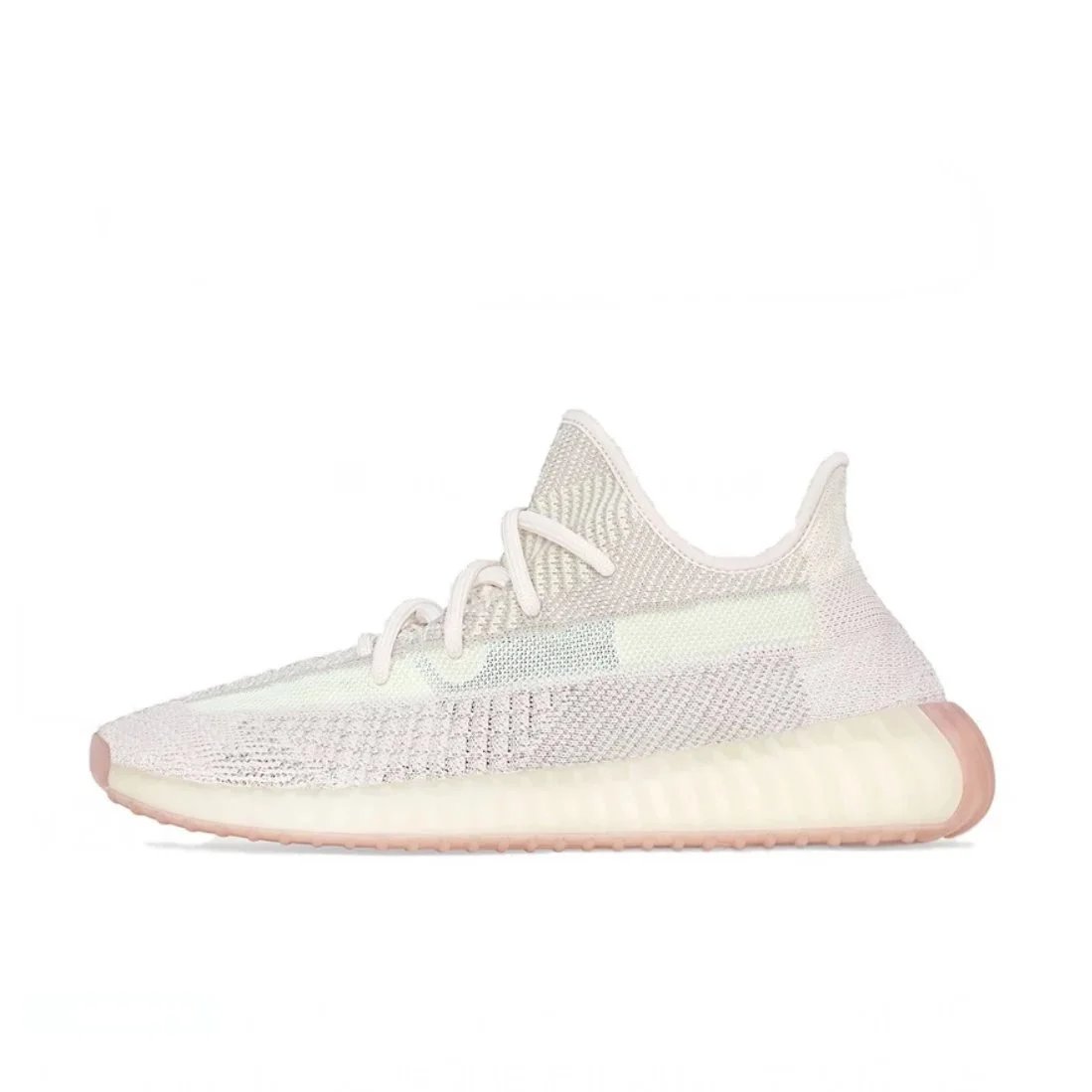Unbranded Sneakers 350 V2 Knit — White Goose Patchwork Angel