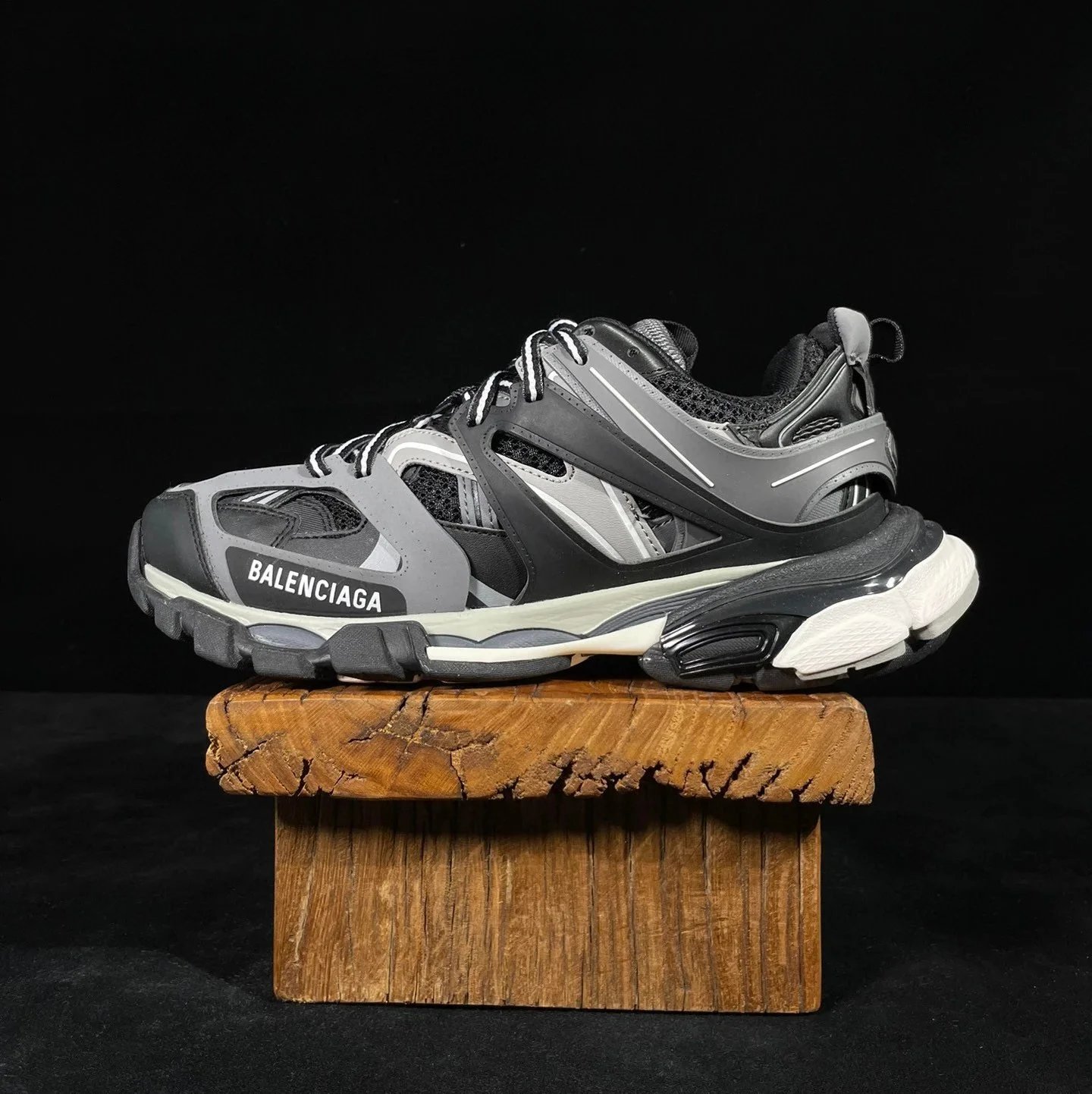 Balenciaga Sneakers Track 1.0 — Black and gray
