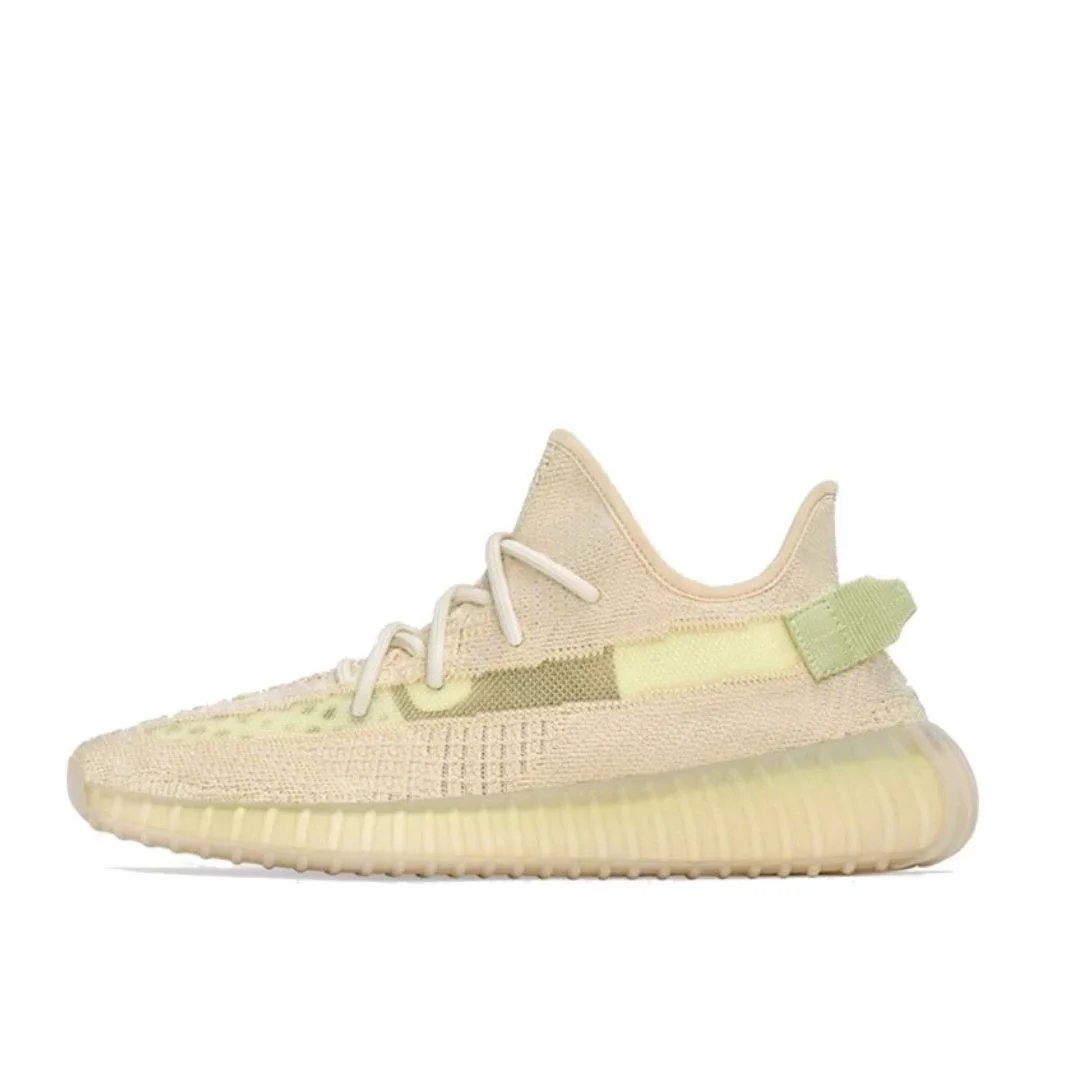 Unbranded Sneakers 350 V2 Knit — Flax yellow angel