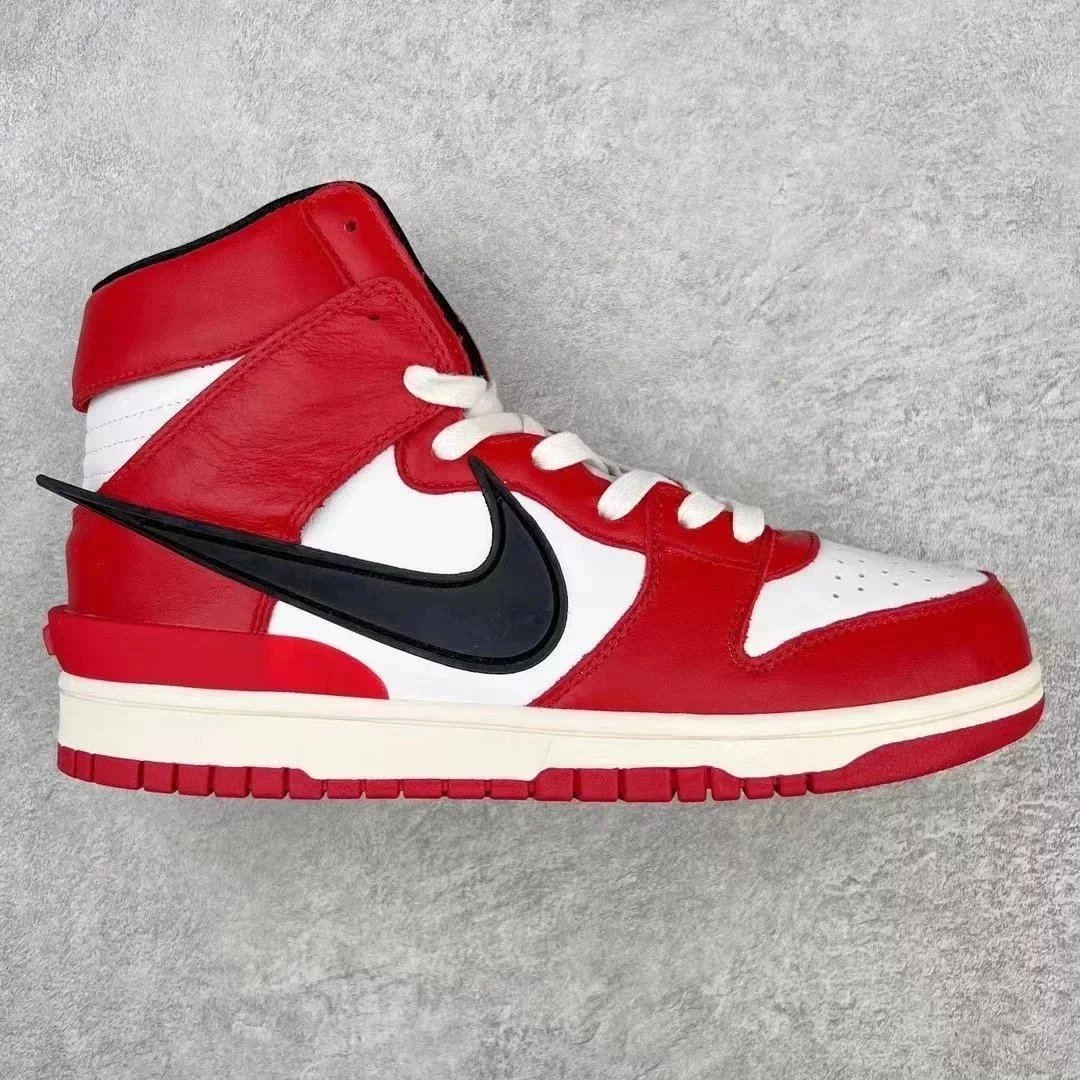 Unbranded Sneakers High-top lace-up with oversized side logo detail — YH AMBUSH Joint Red and Black