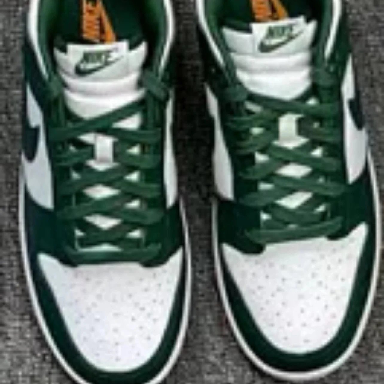 Nike Dunk and Samba — Dunk White and Green