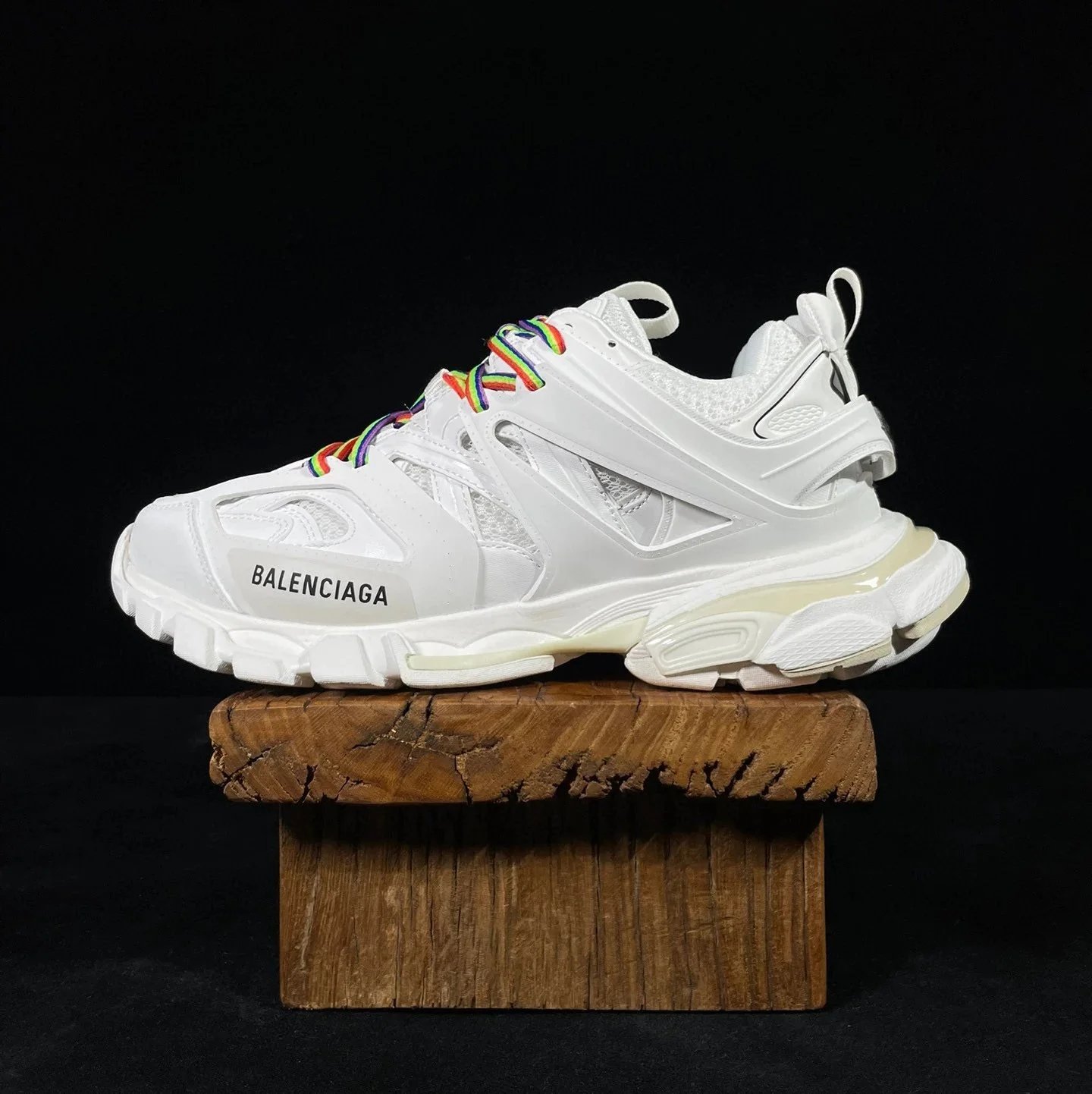 Balenciaga Sneakers Track 1.0 — White ribbon