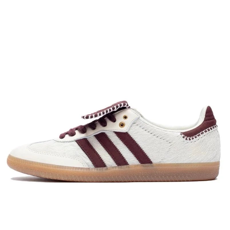Adidas Samba and Taekwondo — White and red horsehair IE 0586