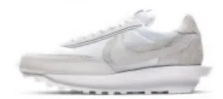 Nike Sneakers sacai LDWaffle double-Swoosh — Fashion show 2.0 Pure white