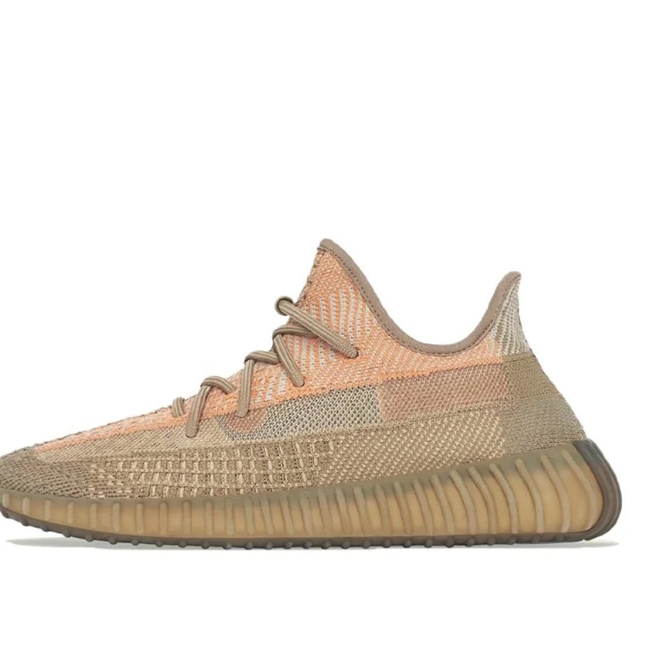 Unbranded Sneakers 350 V2 Knit — Wild Chicken Red