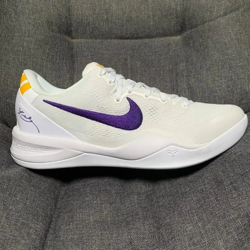 Nike Sneakers Kobe 6 low-top basketball — zk 8 White Purple