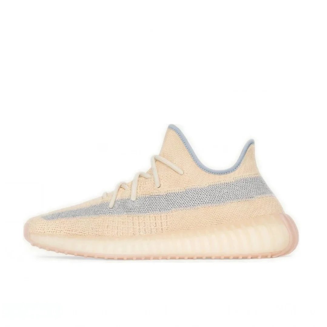 Unbranded Sneakers 350 V2 Knit — Creamy side transparency
