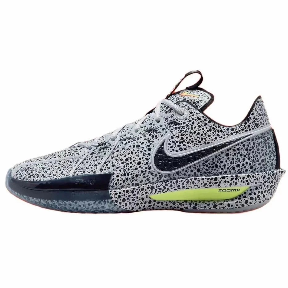 Nike Sneakers GT Cut 3 Basketball Shoes — White lime spots