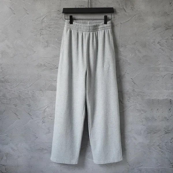 Design Wide-Leg Sweatpants Light Gray Sweatpants - 1