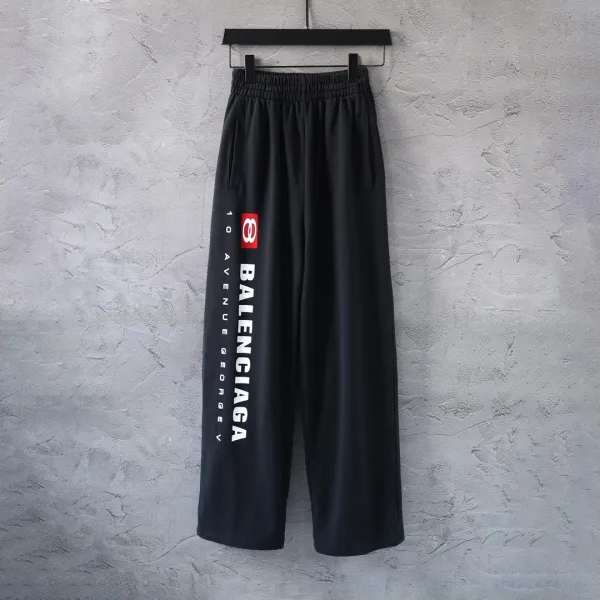 Balenciaga Avenue George V Sweatpants Black - 1