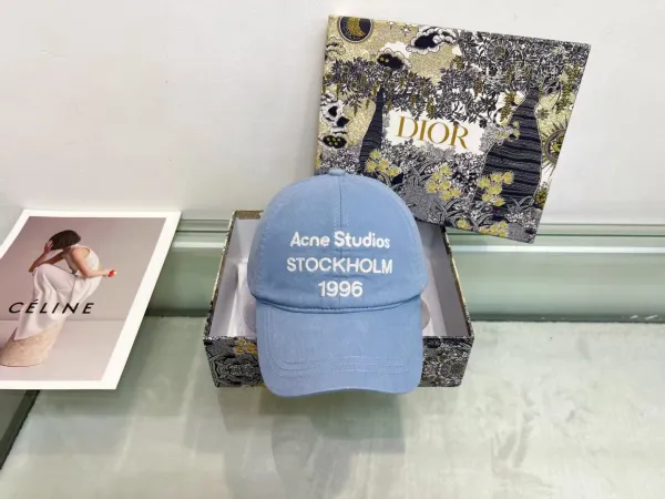 Acne Studios Stockholm 1996 Black Baseball Cap - 7
