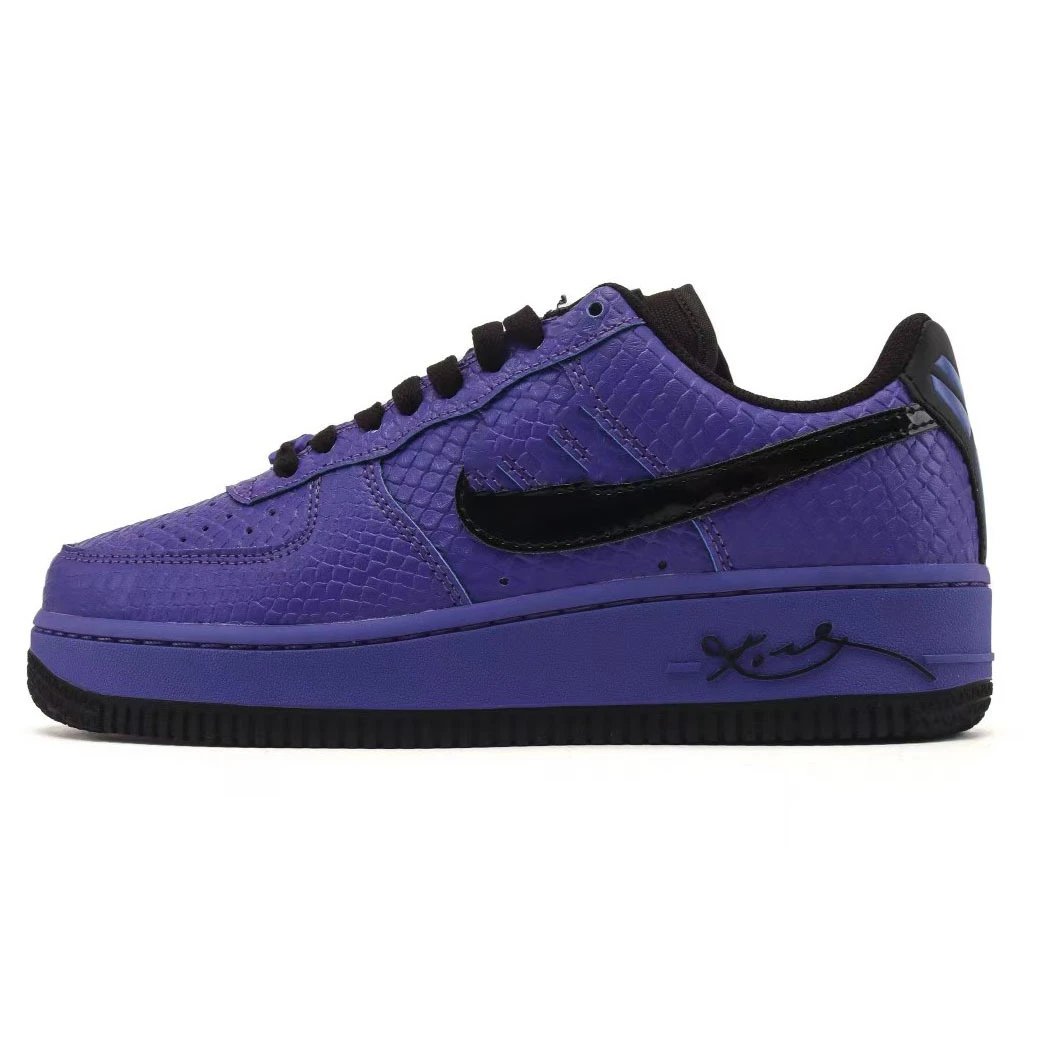 Nike Air Force 1 Low Pink Suede Sneakers - 28