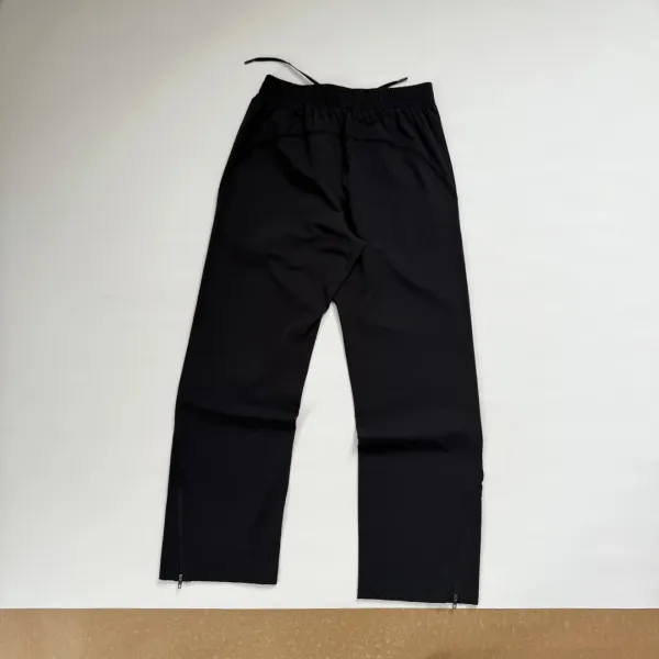 Design Drawstring Waist Pants Light Gray Pants - 16