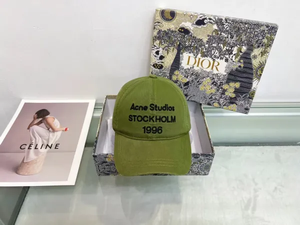 Acne Studios Stockholm 1996 Black Baseball Cap - 5