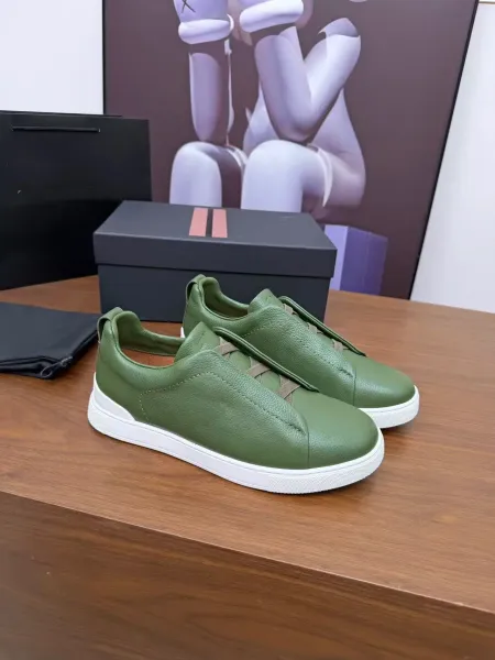 Prada Re-Nylon Slip-On Sneakers Army Green Sneakers - 1