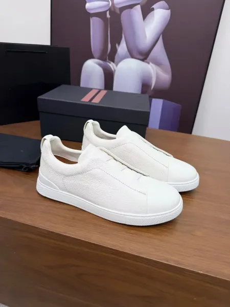 Prada Re-Nylon Slip-On White Sneakers - 1