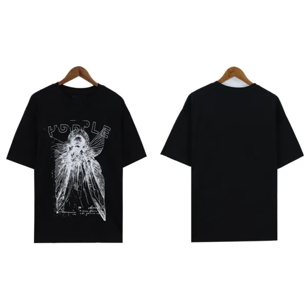 Purple Rain Graphic T-Shirt Black - 1