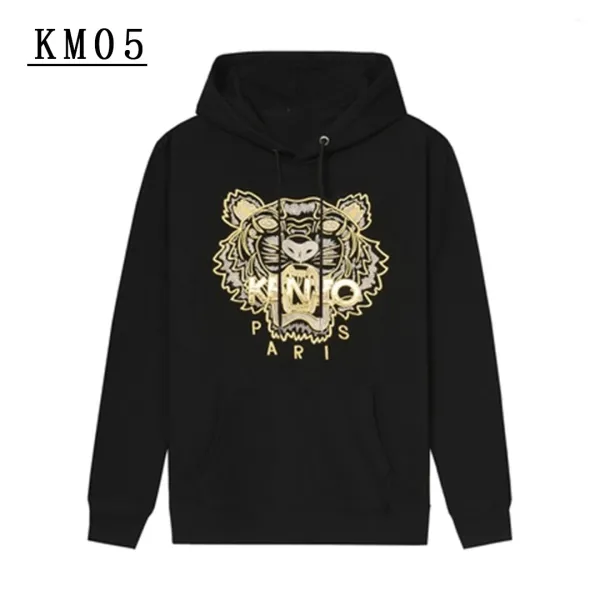 Kenzo Tiger Embroidered Black Hoodie - 14